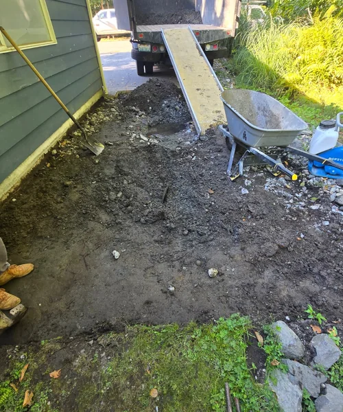 Polished concrete with exposed aggregate in Edmonds 